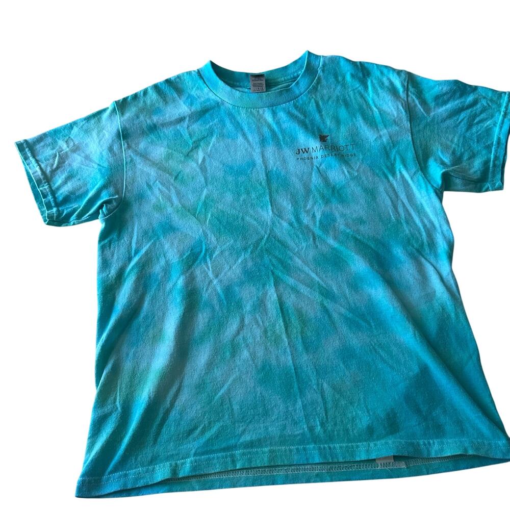 Gildan Ridge Tie-Dye T-Shirt - Youth Large - Blue